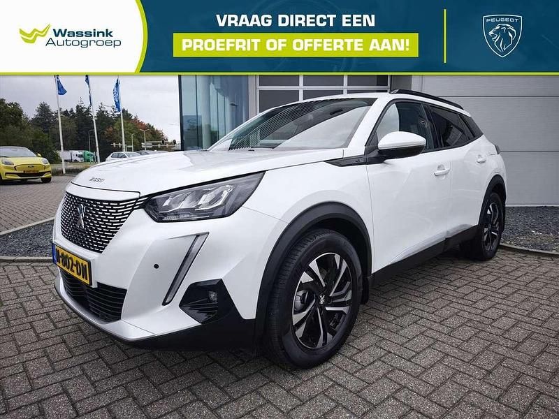 Wit Gebruikt 2021 Peugeot e-2008 Allure SUV | € 17.790 (Goede deal) - Afbeelding 1/4