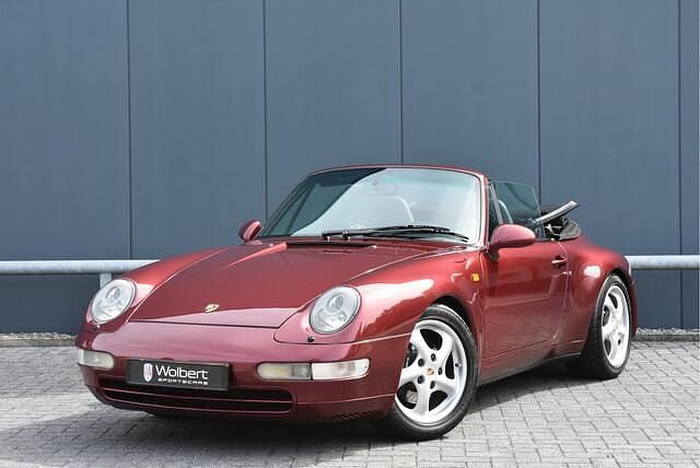 Rood Gebruikt 1996 Porsche 993 Cabriolet | € 72.500 - Afbeelding 1/4