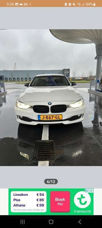 Wit Gebruikt 2014 BMW 316 Luxury Line Sedan | € 13.999 (Eerlijke prijs) - Afbeelding 1/4