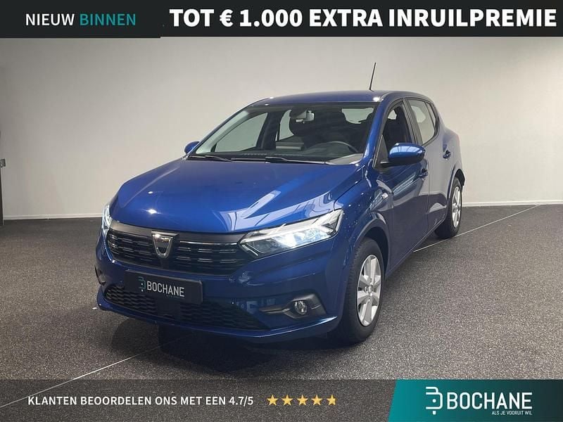 Blauw Gebruikt 2021 Dacia Sandero Comfort Hatchback | € 13.995 (Goede deal) - Afbeelding 1/4