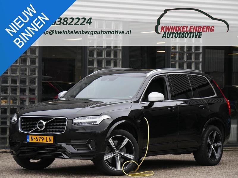 Zwart Gebruikt 2019 Volvo XC90 R-Design SUV | € 39.950 (Eerlijke prijs) - Afbeelding 1/4