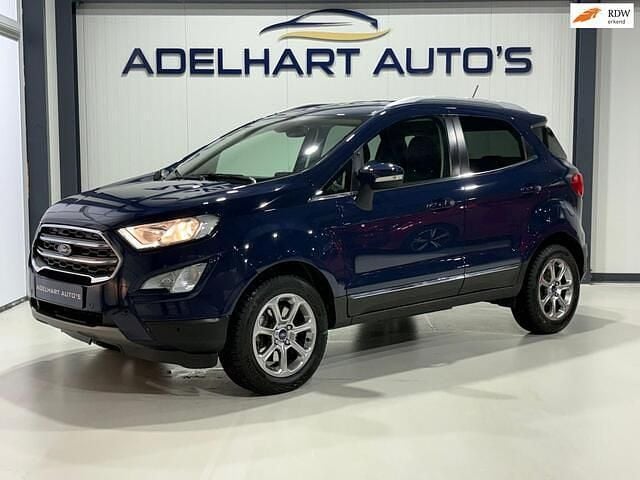 Blauw (metallic) Gebruikt 2018 Ford Ecosport Titanium SUV | € 11.950 (Goede deal) - Afbeelding 1/4