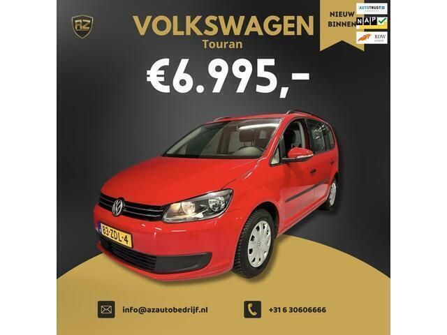 Rood Gebruikt 2012 VW Touran MPV | € 6.999 - Afbeelding 1/4