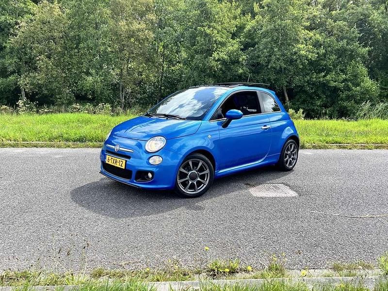 Blauw Gebruikt 2014 Fiat 500S Hatchback | € 6.299 (Eerlijke prijs) - Afbeelding 1/4