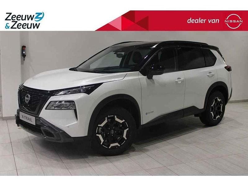 Pearl white / zwart dak Nieuw 2025 Nissan X-Trail SUV | € 53.950 (Super prijs) - Afbeelding 1/4