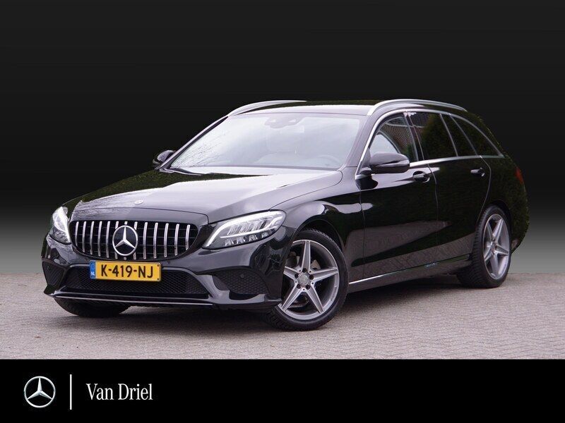 Zwart Gebruikt 2019 Mercedes C180 Stationwagen | € 29.050 (Eerlijke prijs) - Afbeelding 1/4