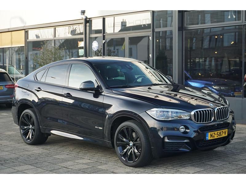 Zwart (metallic) Gebruikt 2017 BMW X6 Executive SUV | € 39.950 (Super prijs) - Afbeelding 1/4