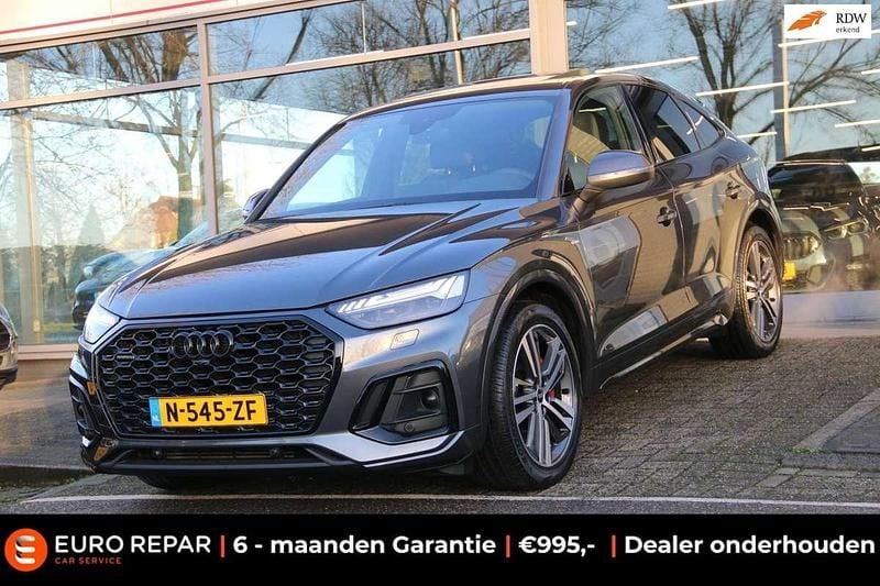 Grijs Gebruikt 2021 Audi Q5 Sportback S-Line SUV | € 41.795 (Eerlijke prijs) - Afbeelding 1/4