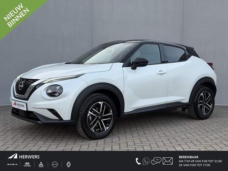 Occasion Nissan Juke N-Connecta 115 PK (84 kW) 2025 Xkj  pearl white & black roof SUV