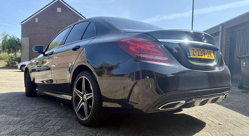 Occasion Mercedes C160 AMG 129 PK (94 kW) 2018 Zwart Coupé