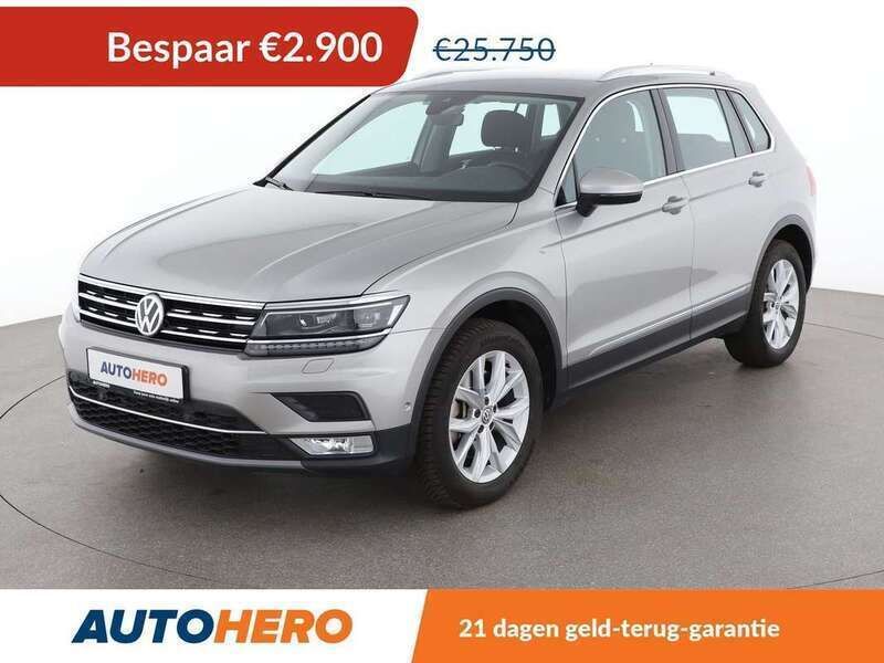 Grijs Gebruikt 2016 VW Tiguan Highline SUV | € 23.049 (Super prijs) - Afbeelding 1/3