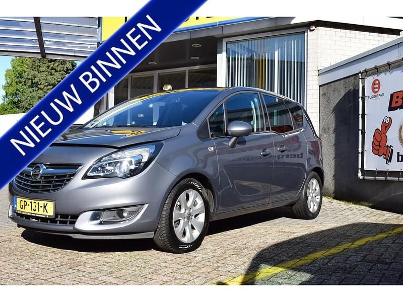 Grijs Gebruikt 2015 Opel Meriva Cosmo MPV | € 7.450 (Eerlijke prijs) - Afbeelding 1/4