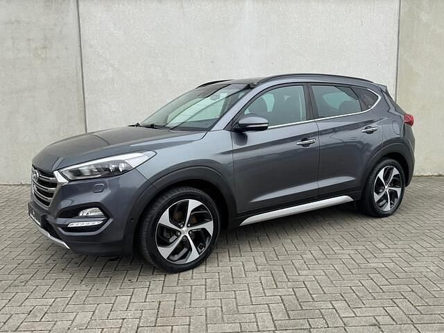 Grijs Gebruikt 2017 Hyundai Tucson Premium SUV | € 21.445 (Eerlijke prijs) - Afbeelding 1/4