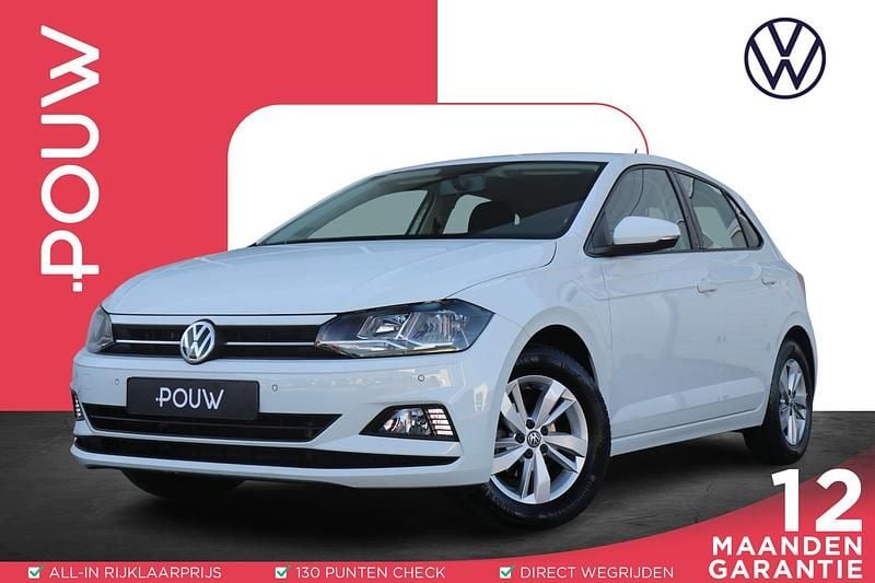 Wit Gebruikt 2021 VW Polo Comfortline Hatchback | € 17.950 (Eerlijke prijs) - Afbeelding 1/4