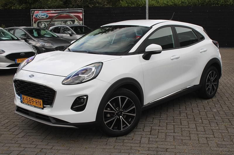Wit Gebruikt 2021 Ford Puma Titanium SUV | € 16.995 (Super prijs) - Afbeelding 1/4