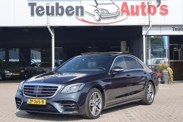 Zwart Gebruikt 2018 Mercedes S350 Premium Plus Sedan | € 45.895 (Eerlijke prijs) - Afbeelding 1/4