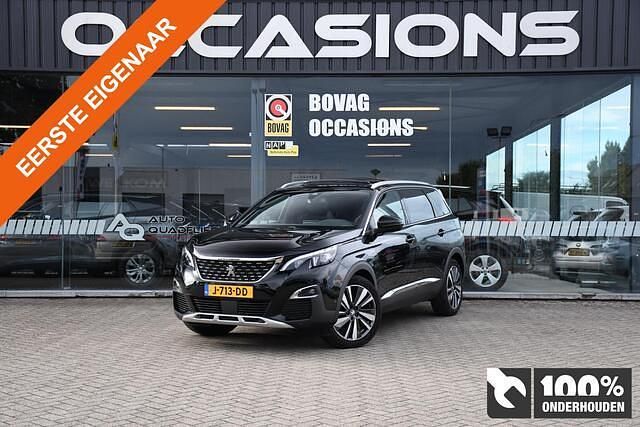 Zwart Gebruikt 2020 Peugeot 5008 GT-line MPV | € 21.950 (Eerlijke prijs) - Afbeelding 1/4