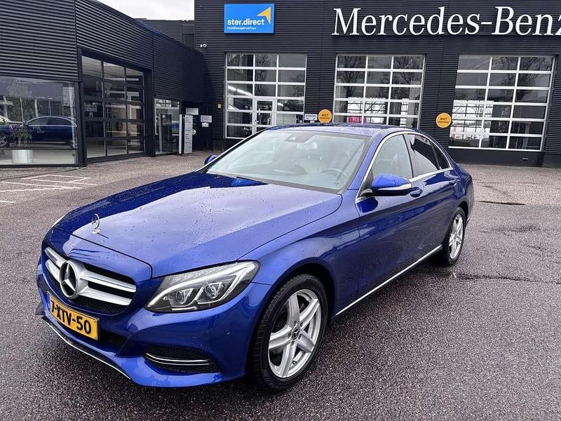 Occasion Mercedes C180 Edition 156 PK (114 kW) 2014 Blauw Sedan