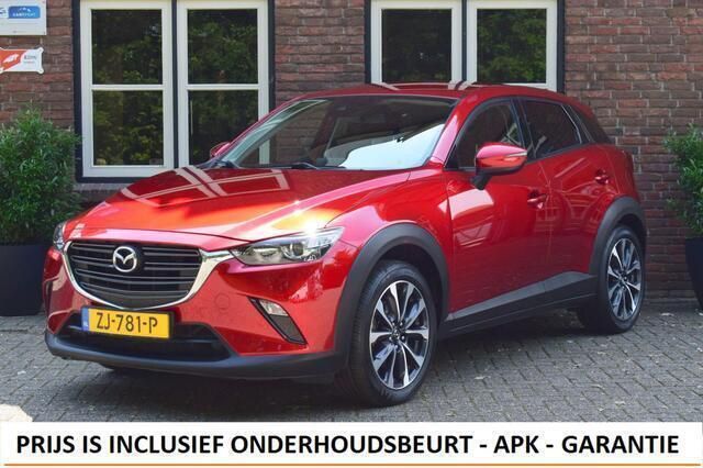Rood Gebruikt 2019 Mazda CX-3 Inclusive SUV | € 17.899 (Eerlijke prijs) - Afbeelding 1/4