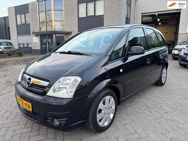 Zwart (metallic) Occasion 2006 Opel Meriva Enjoy MPV | € 1.450 (Goede deal) - Afbeelding 1/4