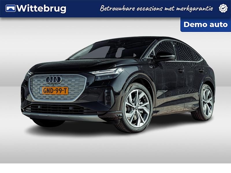 Zwart Occasion 2024 Audi Q4 e-tron Advanced SUV | € 44.950 (Eerlijke prijs) - Afbeelding 1/3