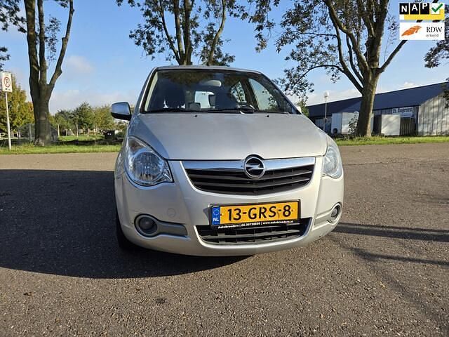 Grijs Gebruikt 2008 Opel Agila Enjoy Hatchback | € 2.299 (Super prijs) - Afbeelding 1/4