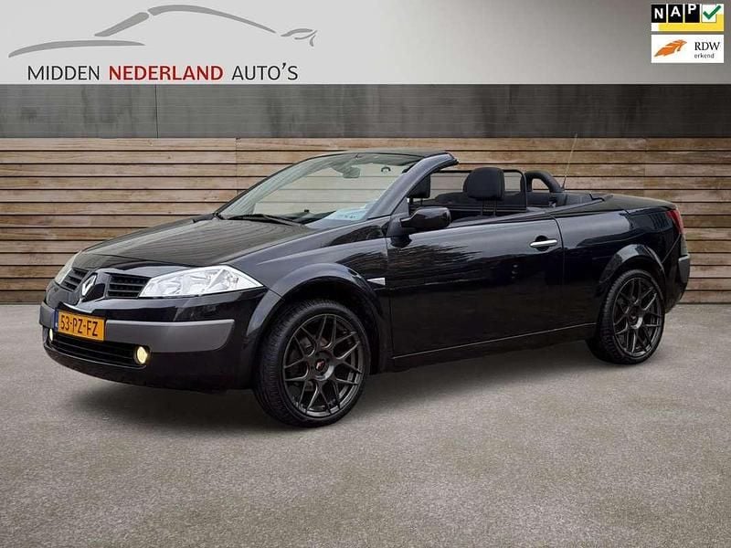 Zwart Gebruikt 2005 Renault Mégane Cabriolet Luxe Cabriolet | € 2.450 (Goede deal) - Afbeelding 1/4