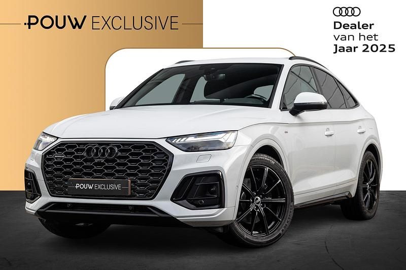 Wit Gebruikt 2021 Audi Q5 Sportback S-Line SUV | € 43.700 (Eerlijke prijs) - Afbeelding 1/4
