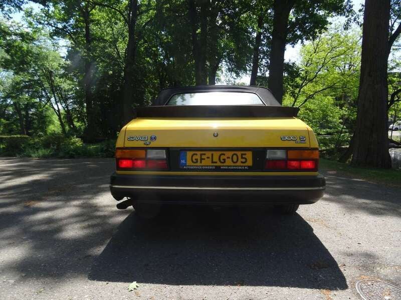 Occasion Saab 900 Cabriolet 141 PK (103 kW) 1993 Geel Cabriolet