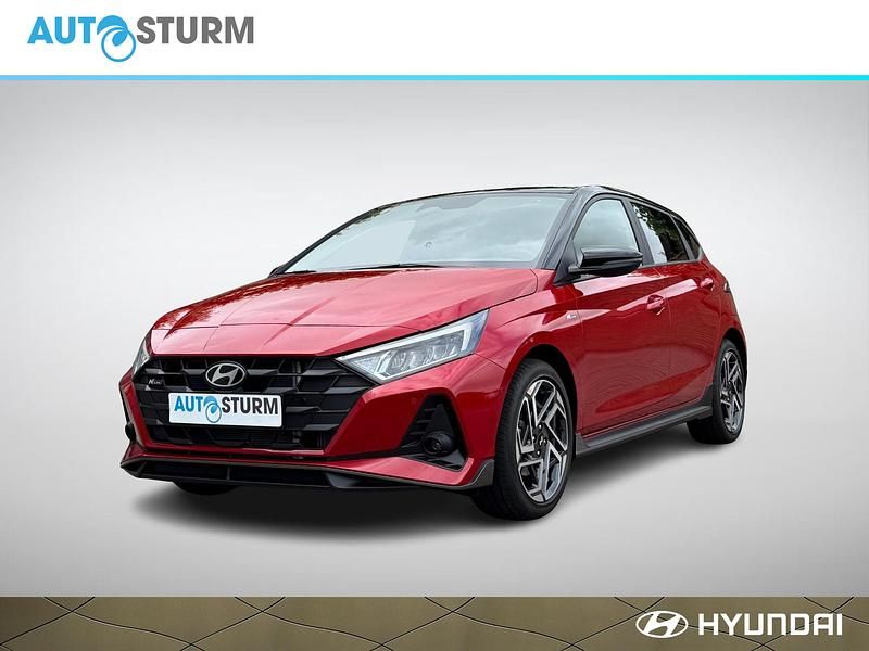 Rood Nieuw 2025 Hyundai i20 N Line Hatchback | € 30.749 (Eerlijke prijs) - Afbeelding 1/4