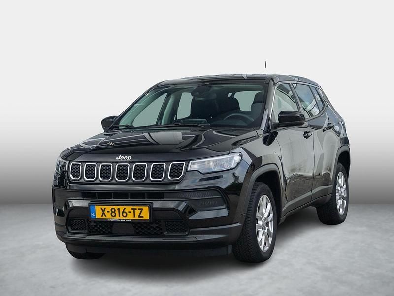 Zwart Gebruikt 2024 Jeep Compass Longitude SUV | € 34.789 (Eerlijke prijs) - Afbeelding 1/3