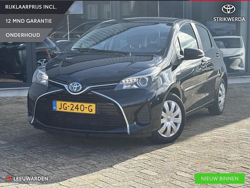 Zwart Gebruikt 2016 Toyota Yaris Hybrid Hatchback | € 12.945 (Goede deal) - Afbeelding 1/4