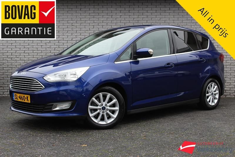 Blauw Gebruikt 2015 Ford C-MAX Titanium MPV | € 9.950 (Eerlijke prijs) - Afbeelding 1/4