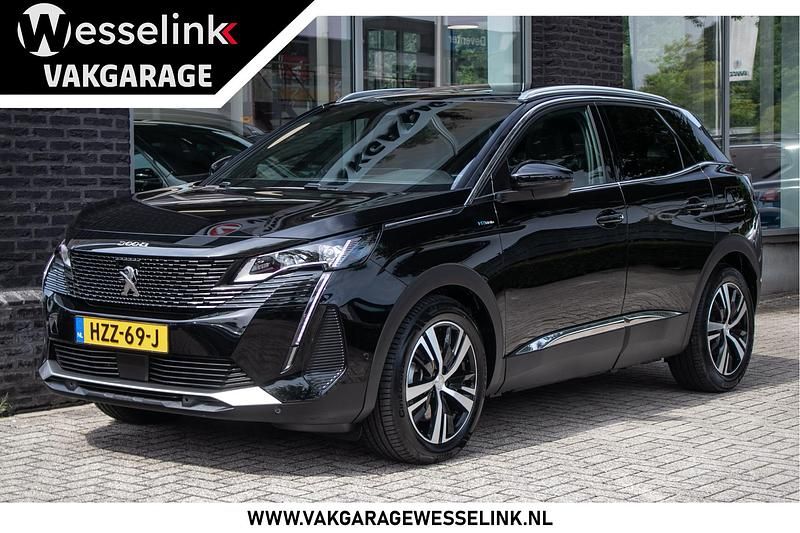 Zwart Gebruikt 2022 Peugeot 3008 GT SUV | € 26.450 (Eerlijke prijs) - Afbeelding 1/4