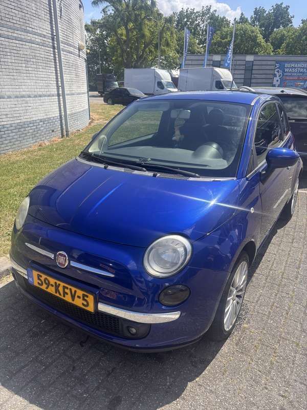 Blauw Gebruikt 2009 Fiat 500 Sport Hatchback | € 4.000 (Goede deal) - Afbeelding 1/4