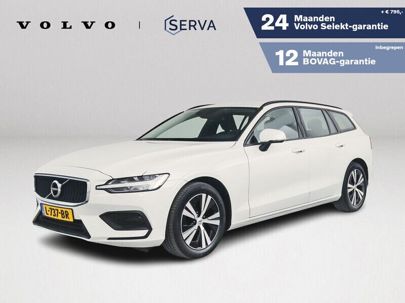 Wit Gebruikt 2021 Volvo V60 Momentum Stationwagen | € 23.995 (Goede deal) - Afbeelding 1/4