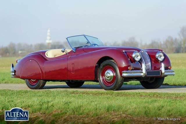 Rood Gebruikt 1956 Jaguar XK Cabriolet | € 155.000 - Afbeelding 1/4