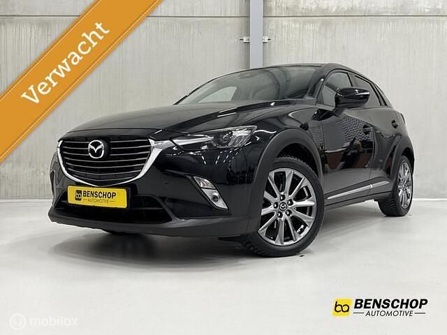 Zwart (metallic) Occasion 2017 Mazda CX-3 Luxury SUV | € 17.740 (Eerlijke prijs) - Afbeelding 1/4