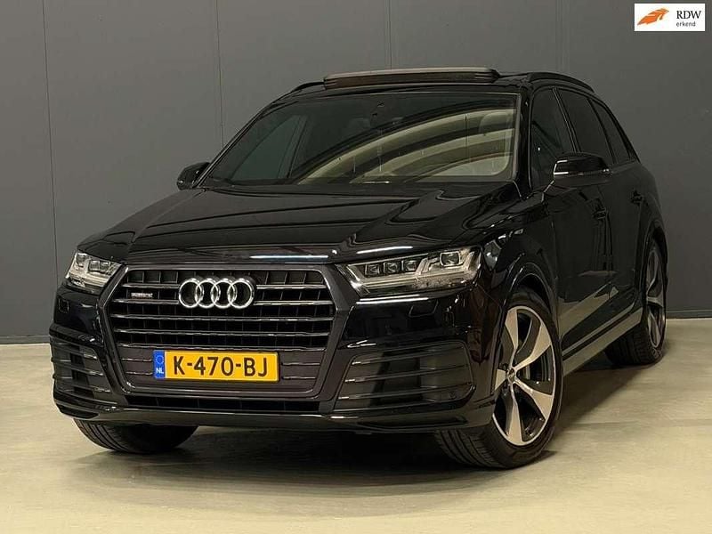 Zwart (metallic) Gebruikt 2016 Audi Q7 Proline SUV | € 26.950 (Goede deal) - Afbeelding 1/4