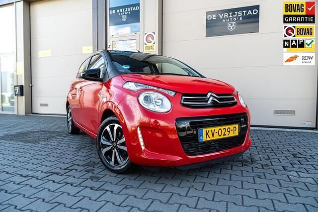 Rood Gebruikt 2016 Citroën C1 Shine Hatchback | € 6.950 (Goede deal) - Afbeelding 1/4