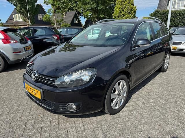 Zwart Gebruikt 2010 VW Golf VI Highline Stationwagen | € 4.499 (Goede deal) - Afbeelding 1/4