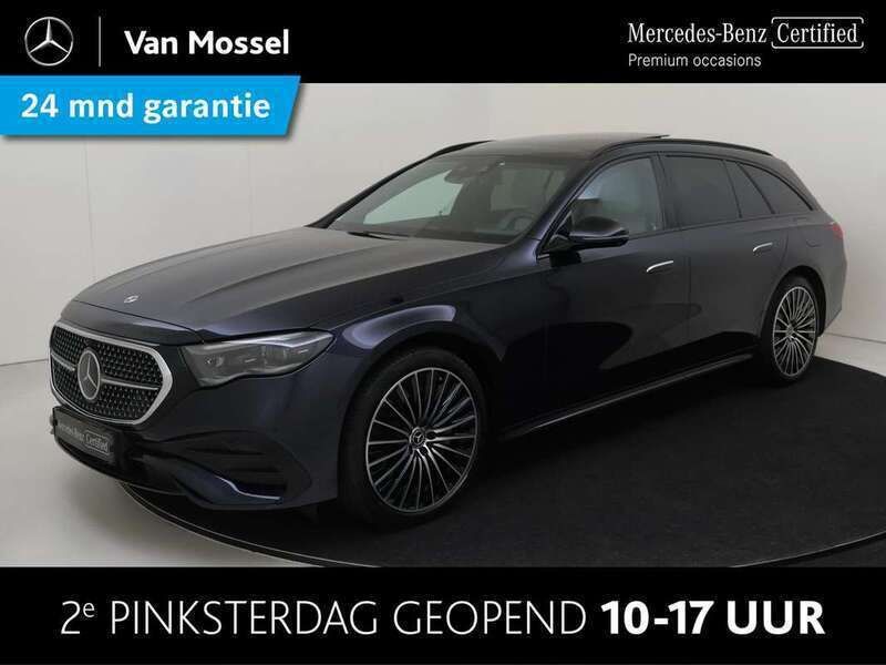 Blauw, metallic lak Gebruikt 2024 Mercedes E300 AMG Line Premium Plus Stationwagen | € 73.940 - Afbeelding 1/4