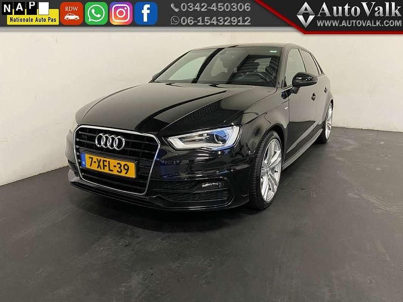 Zwart Gebruikt 2014 Audi A3 S-Line Hatchback | € 11.949 (Goede deal) - Afbeelding 1/4
