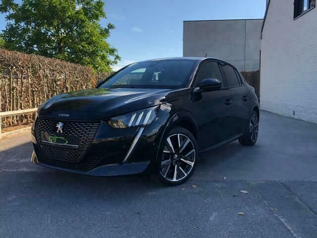 Zwart Gebruikt 2020 Peugeot 208 GT-line Hatchback | € 19.950 (Duur) - Afbeelding 1/4