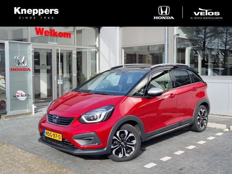Rood Gebruikt 2021 Honda Jazz Hatchback | € 24.950 (Eerlijke prijs) - Afbeelding 1/4