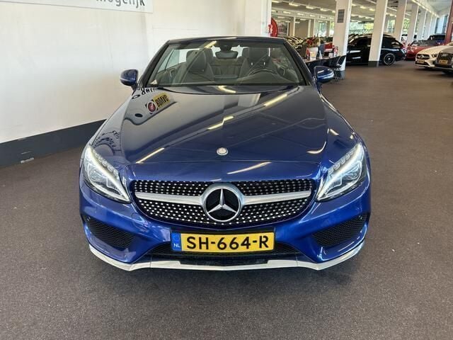 Occasion Mercedes C300 AMG line 245 PK (180 kW) 2017 Blauw Cabriolet