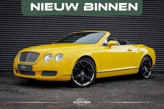 Geel Gebruikt 2008 Bentley Continental GT Convertible Cabriolet | € 49.750 (Eerlijke prijs) - Afbeelding 1/4