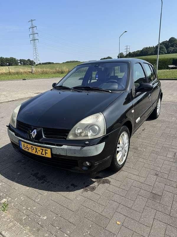 Zwart Gebruikt 2005 Renault Clio II Initiale Hatchback | € 1.250 (Goede deal) - Afbeelding 1/4
