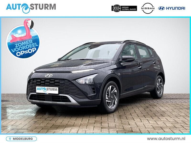 Zwart Nieuw 2024 Hyundai Bayon Comfort SUV | € 25.699 (Eerlijke prijs) - Afbeelding 1/4