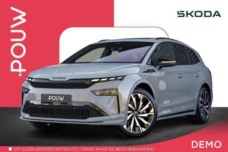 Grijs Gebruikt 2025 Skoda Enyaq iV SportLine SUV | € 53.900 - Afbeelding 1/4